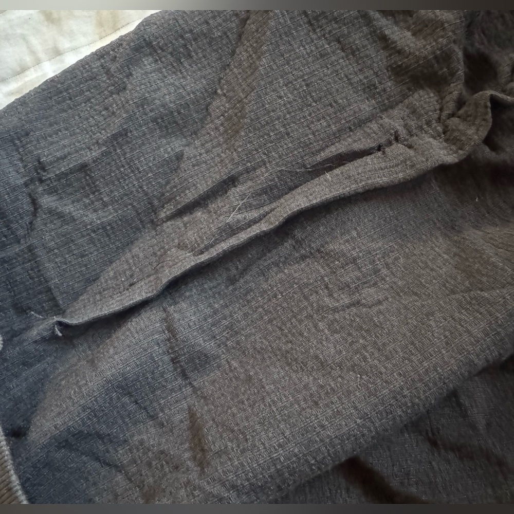 Lululemon Ribbed Tank •Racerback• Side Ruching • Heathered Black - Picture 8 of 8
